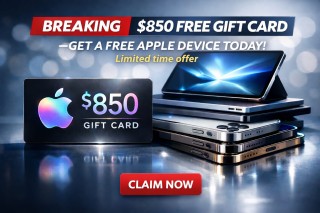 Limited Time: $850 Gift Card to Get Your Free Apple Device!