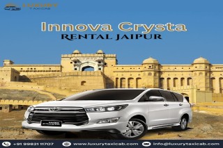 Hire Innova Crysta in Jaipur at Best Price | Luxury Taxi Cab