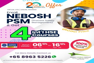 NEBOSH PSM Training in Singapore | Green World Group