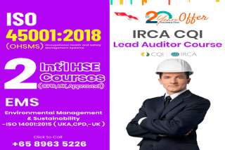 ISO 45001:2018 Lead Auditor Course in Singapore