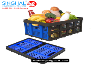 Heavy-Duty Collapsible Crates for Industrial Use