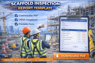 Scaffold Inspection Report Template