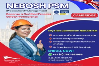 NEBOSH PSM Course in Cambridge | Green World Group