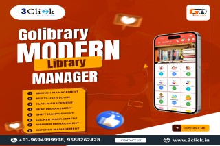 Golibrary Digital Library Management App with Smart Seat Management