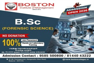 Best B.Sc Forensic Science Course in Madurai | Boston College 