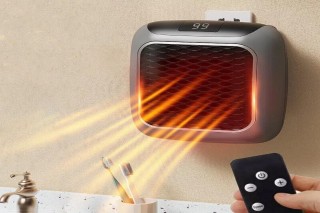12 Hour Timer Auto Shut Off Quiet & Space Saving Ceramic Mini Heater