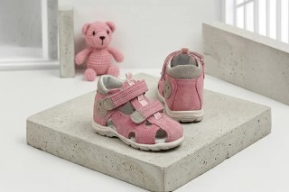  Pink Orthopedic Toddler Girl Sandals - High Arch Support