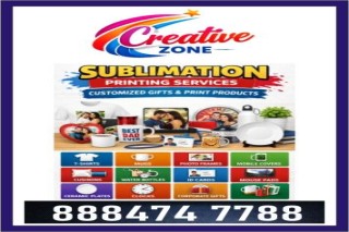 Mug Printing,Keychains,T-Shirt Printing,Contact Creative Zone