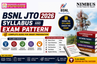 Best BSNL JTO Syllabus 2026 for Exam Success