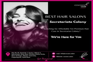 Best Hair Salons Secretariate Colony | 8121631200 | Cocoon Salon